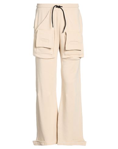 Man Pants Beige Size L Cotton