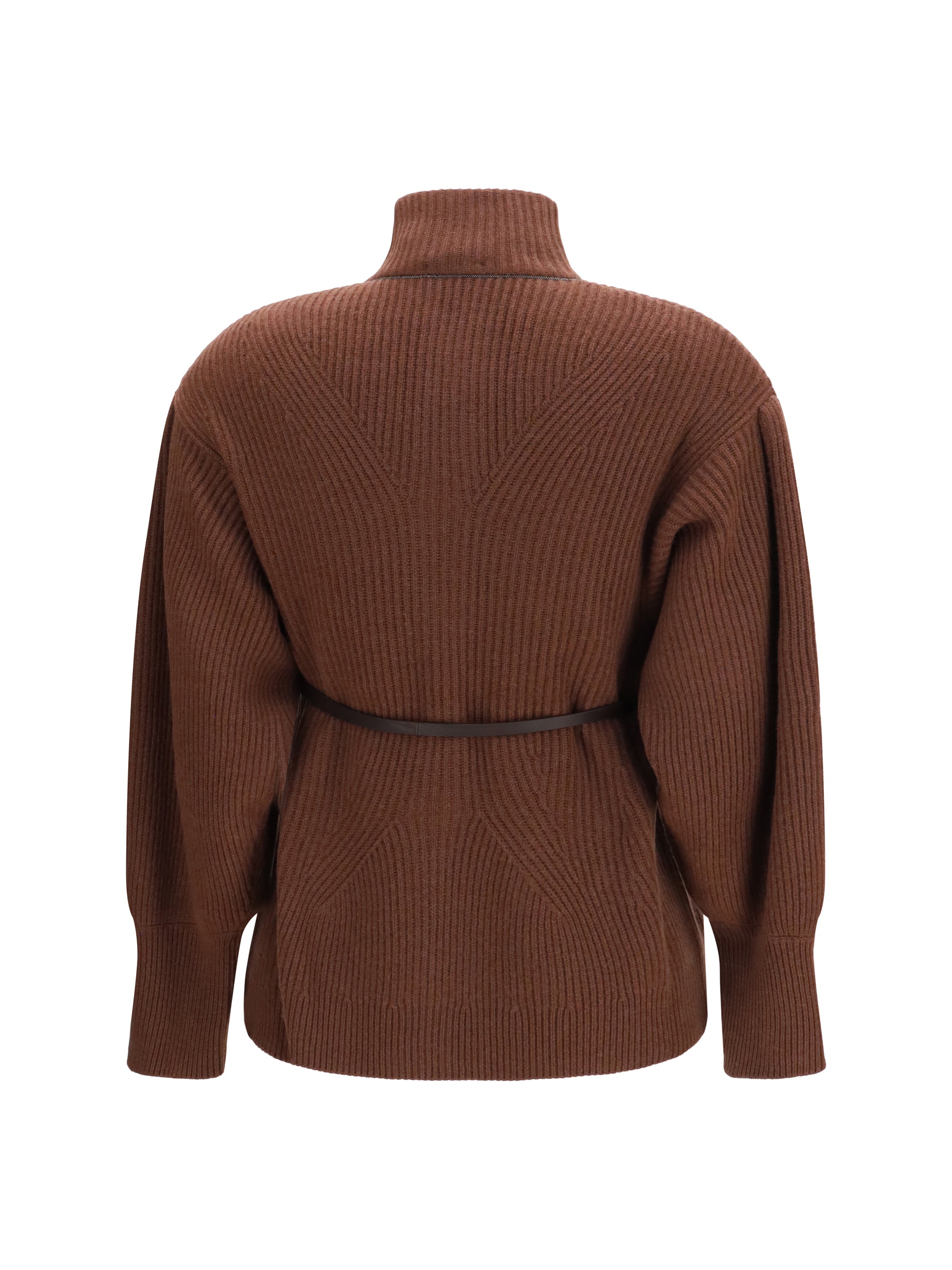 Cardigan — Brown