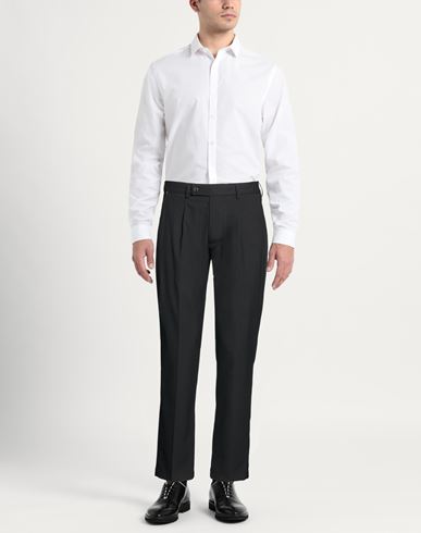 Man Pants Black Size 30 Viscose, Polyester, Wool, Elastane