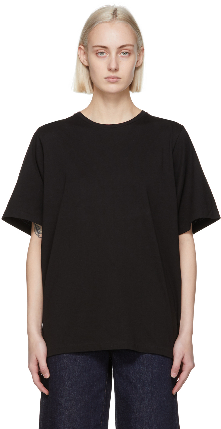 Black oversized T-shirt