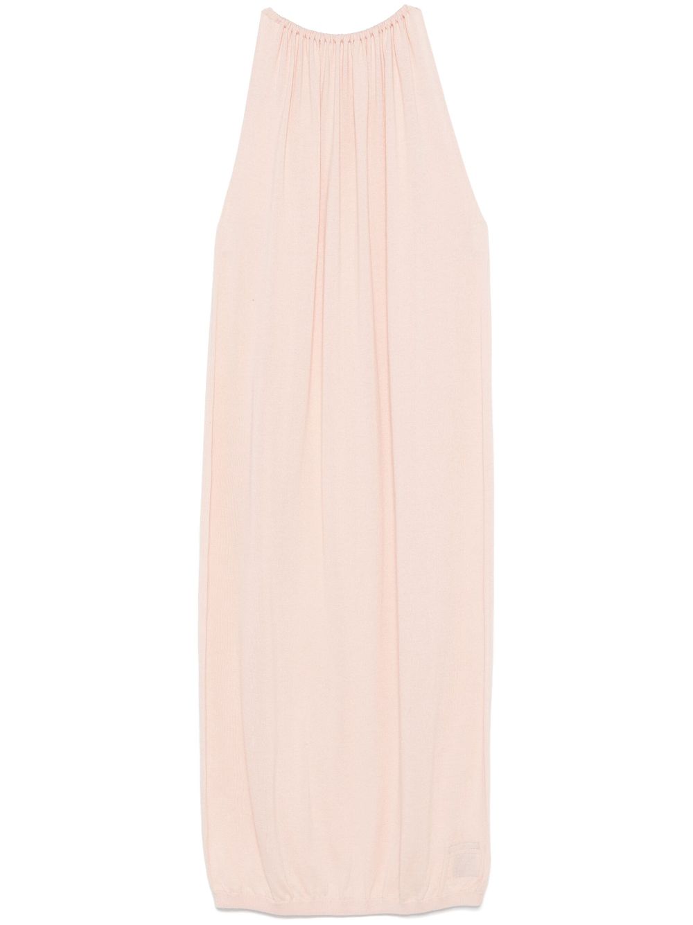 Draped midi dress - Pink