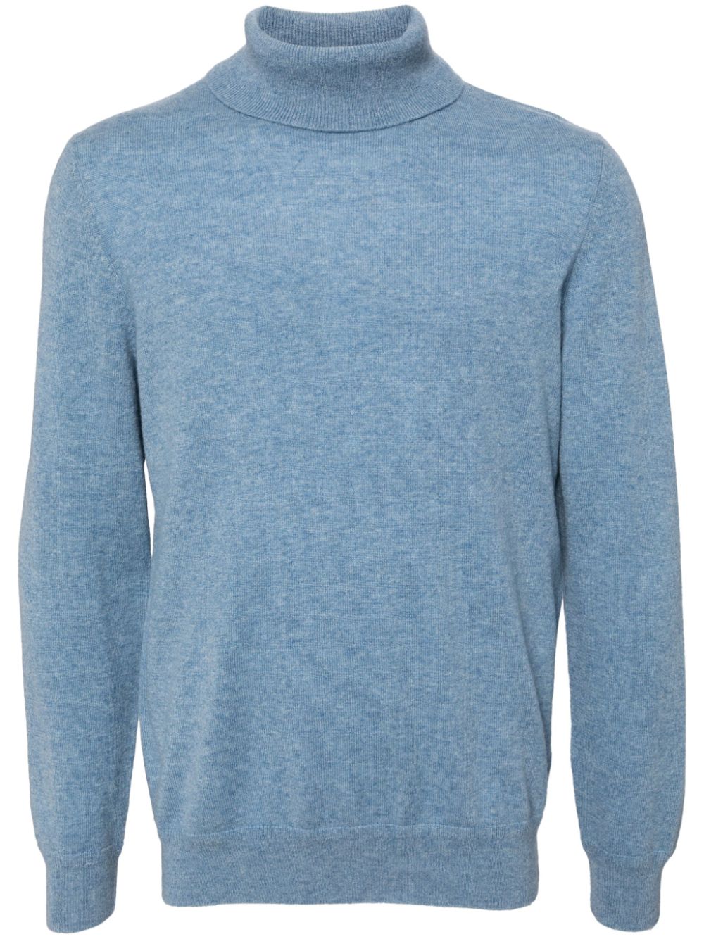 Cashmere roll-neck jumper - Blue