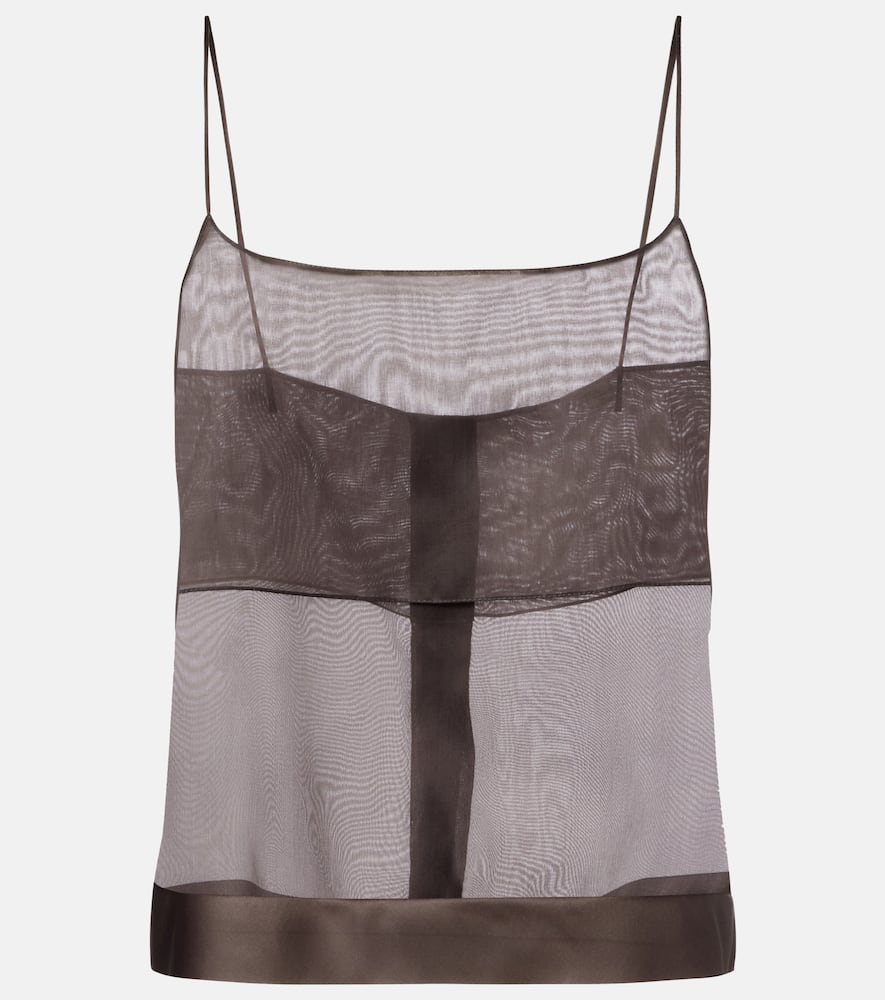 Carmen sheer silk camisole