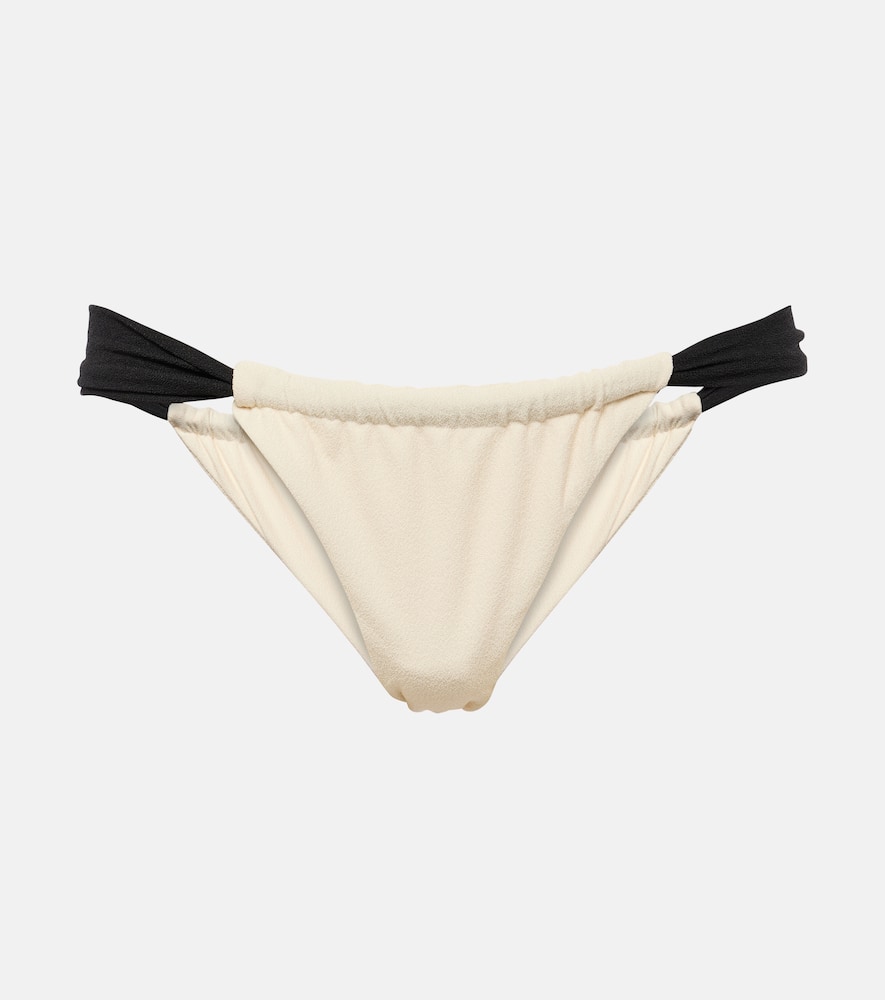 90s colorblocked bikini bottoms