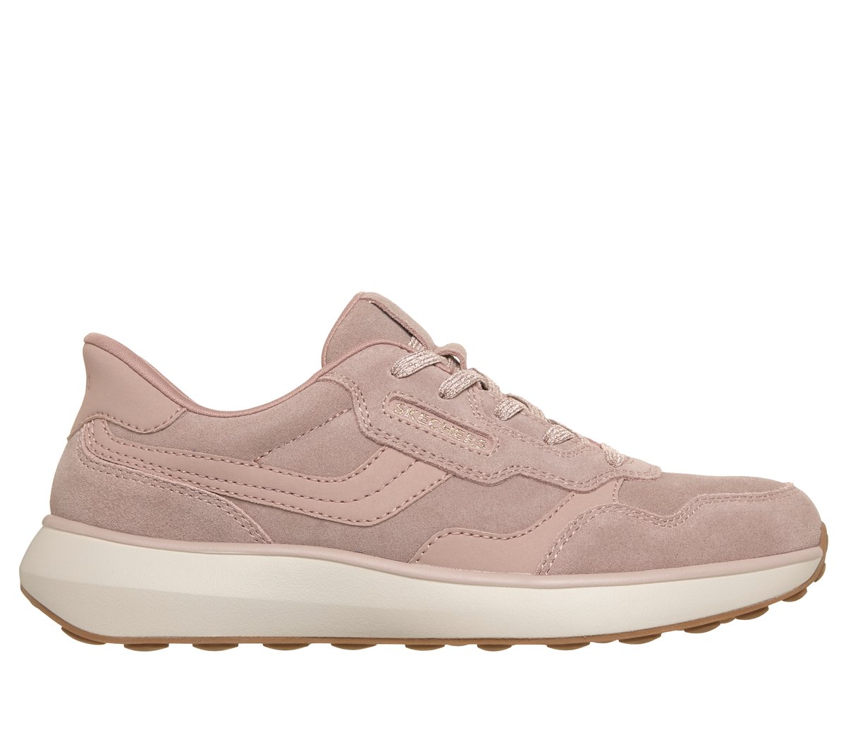 Skechers Women's Slip-ins: Montecito - Simple Affection Sneaker in Mauve