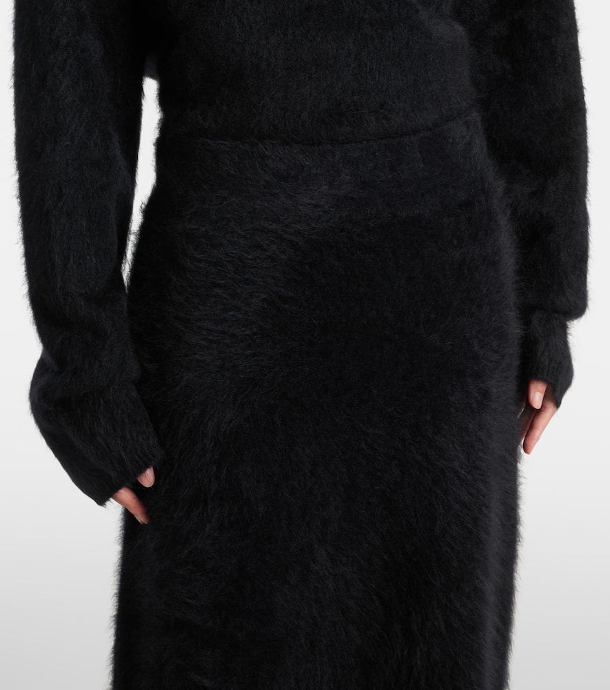 Asta cashmere midi skirt