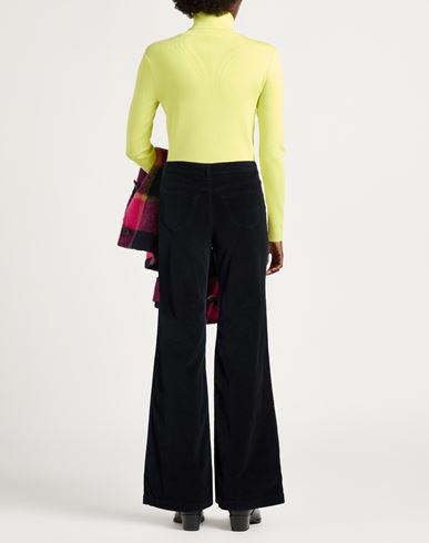 Woman Pants Black Size 12 Cotton, Elastane