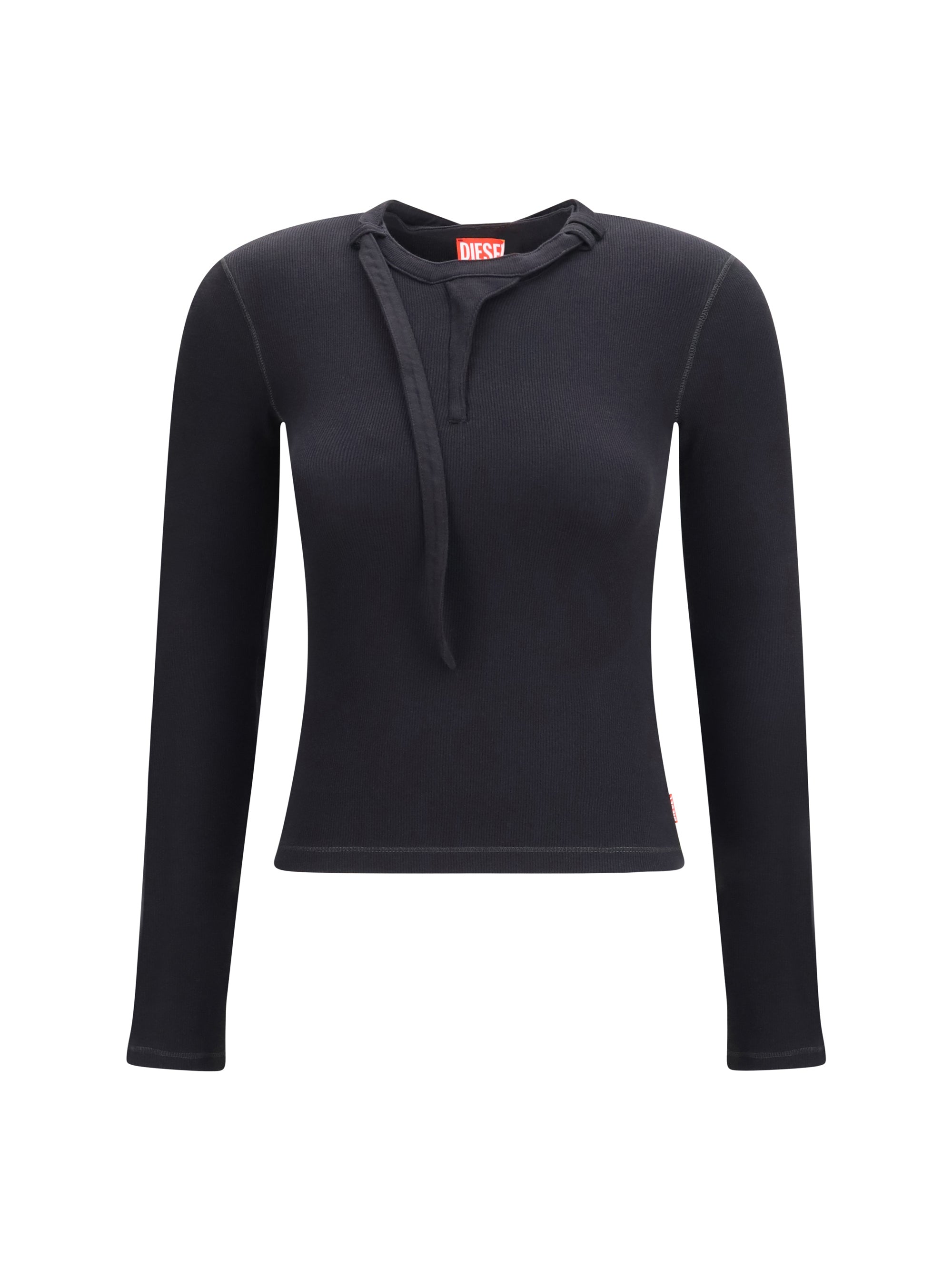 T Iara Long-Sleeved Top — Black