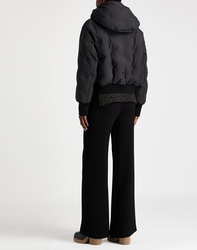 Woman Puffer Black Size 8 Polyester