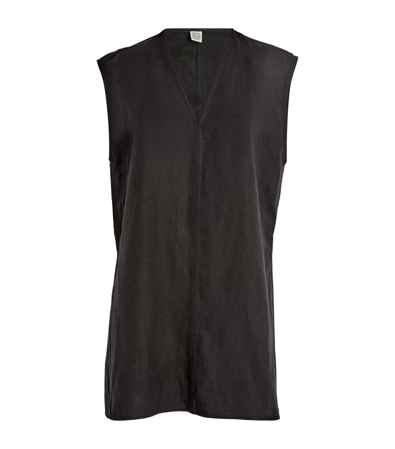 Sleeveless V-Neck Top