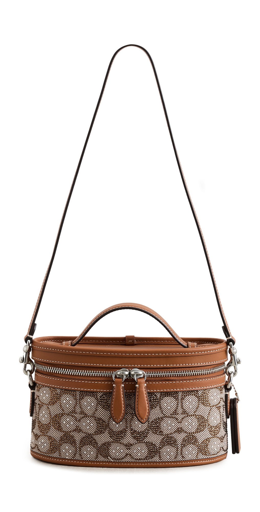 Crystal Signature Jacquard Trail Bag LH/Burnished Amber One Size