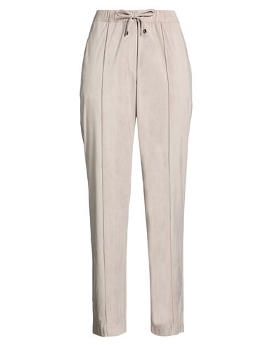 Woman Pants Light grey Size 6 Polyester, Elastane