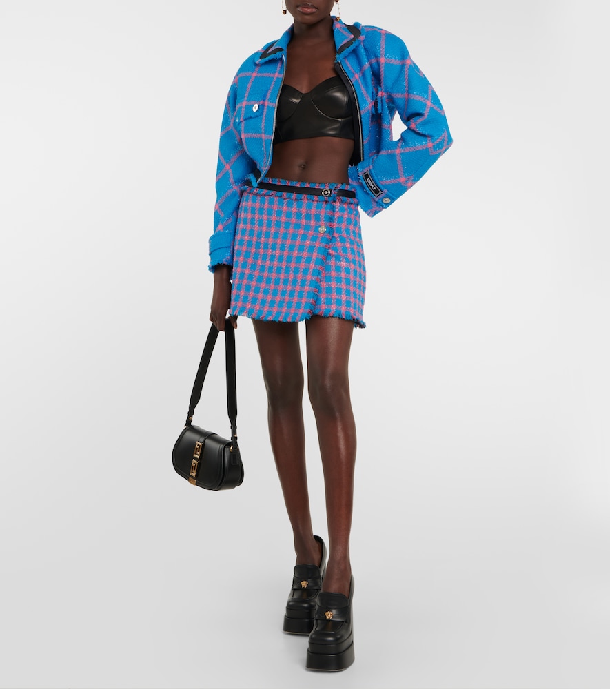 Tweed miniskirt