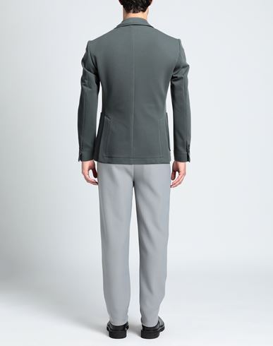 Man Blazer Grey Size 42 Cotton, Polyester, Elastane