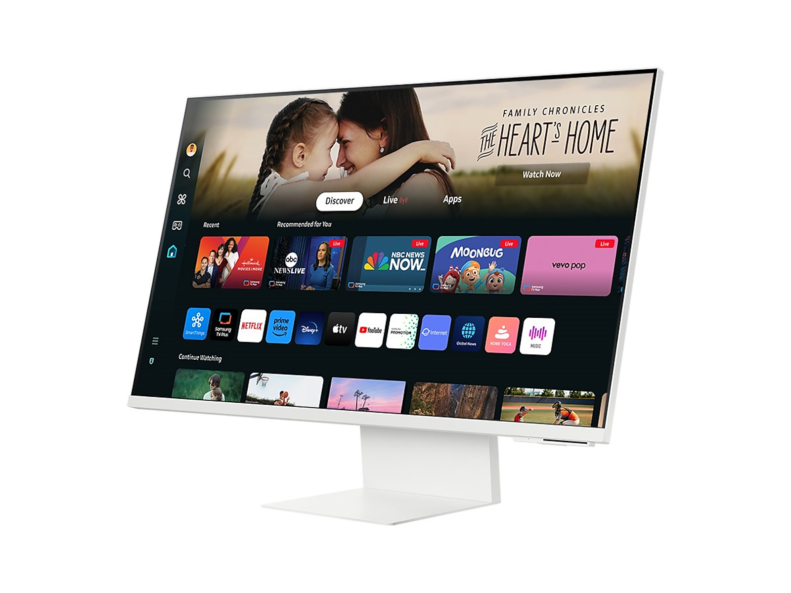 32" Smart Monitor M8 (M80D) 4K UHD with Streaming TV, Speakers, USB-C, Ergonomic Stand and SlimFit Camera(LS32DM801UNXZA)