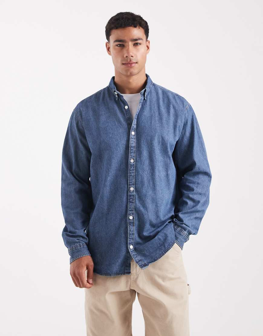 Denim shirt in blue