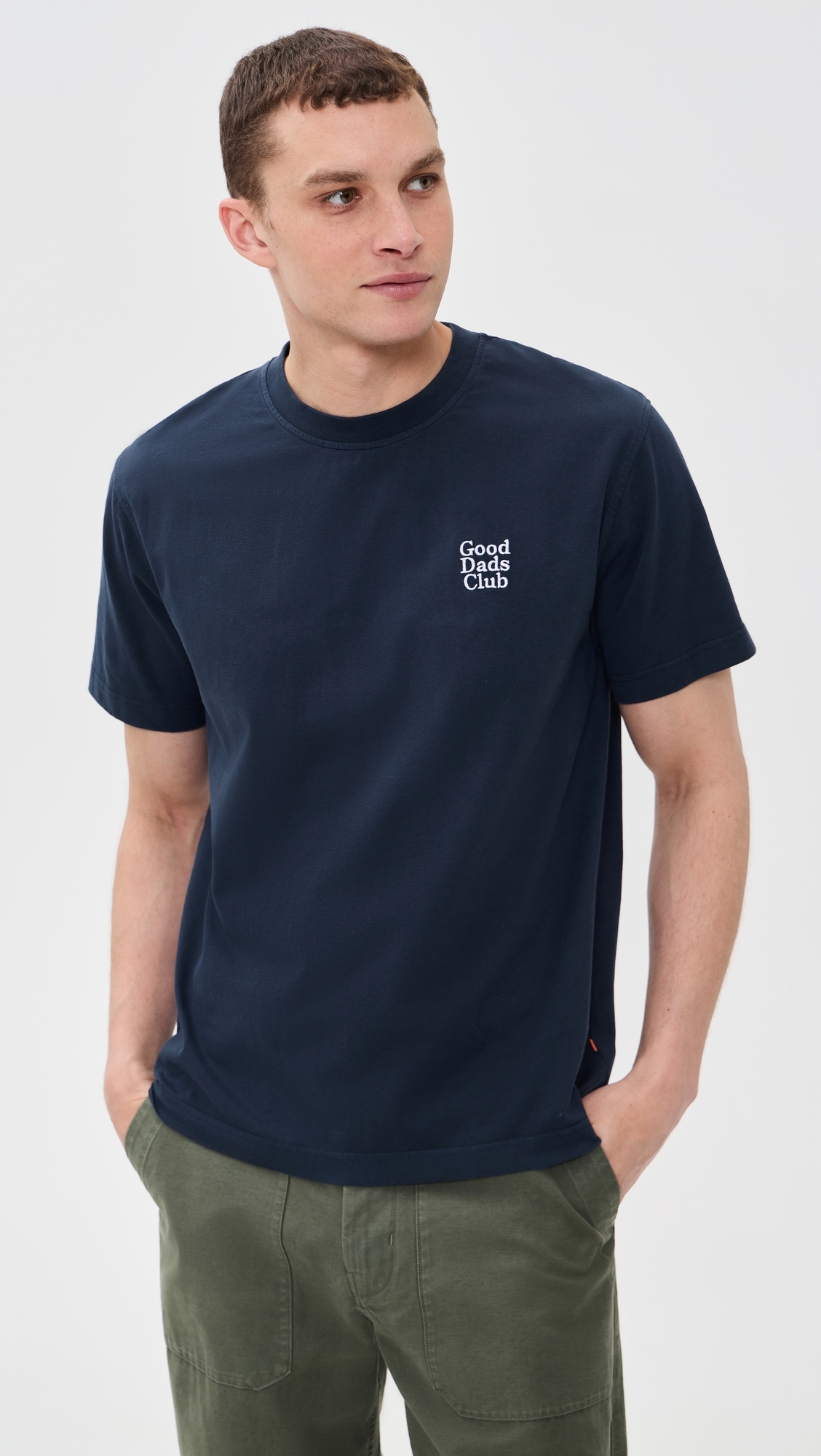 GDC Embroidered T-Shirt Navy Iris