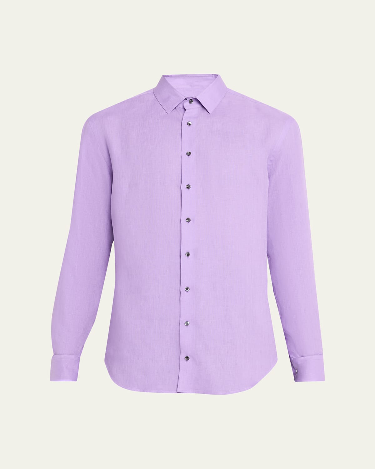 Men's Solid Linen Classic-Fit Sport Shirt