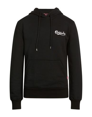 Man Sweatshirt Black Size L Cotton