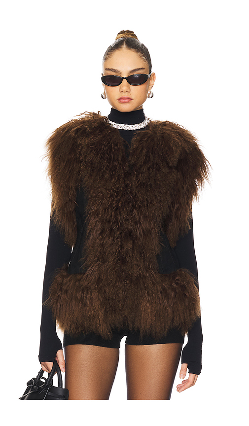 Susanna Chow GILET DOROTHY en Brown. M. Also en