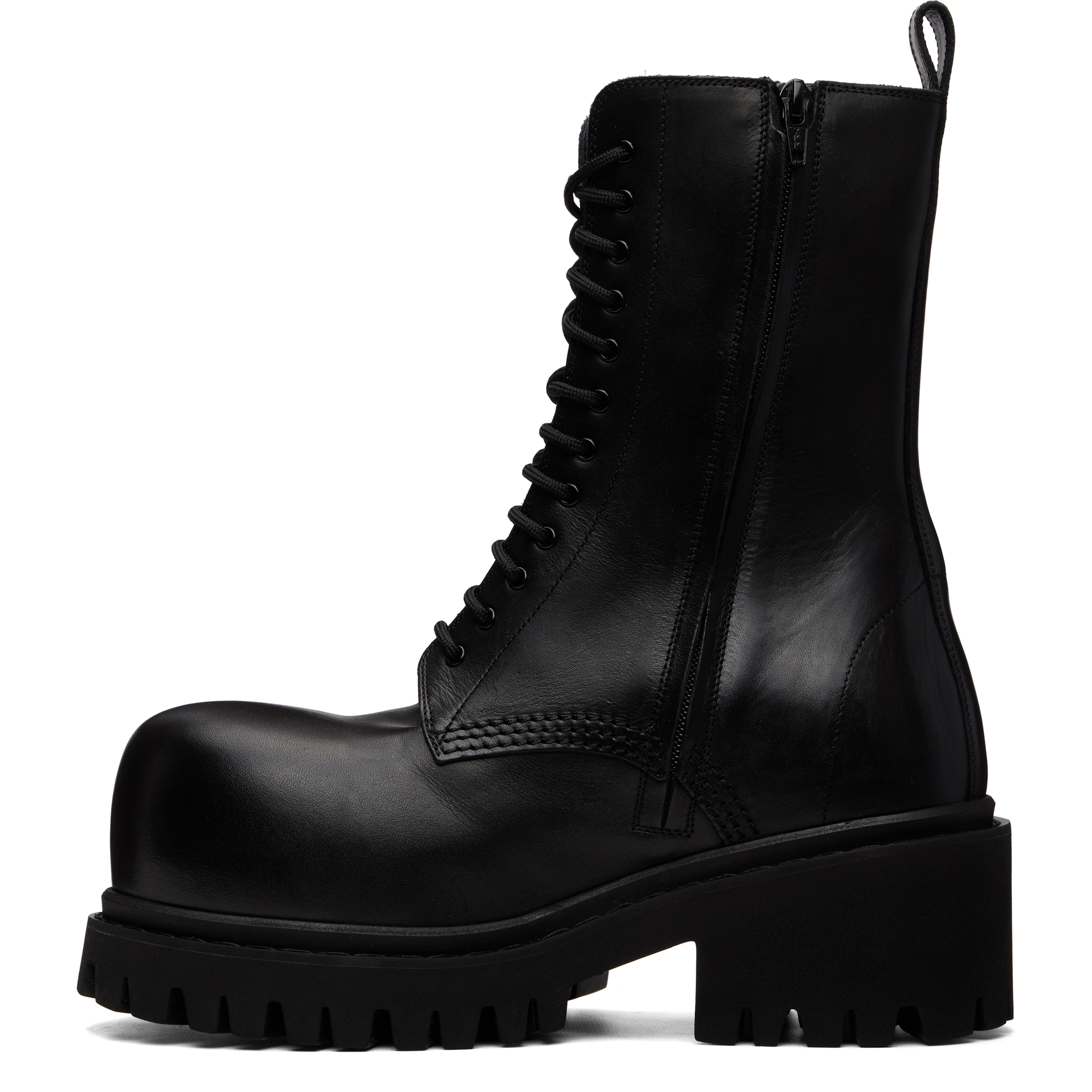 Black Stomper Boots