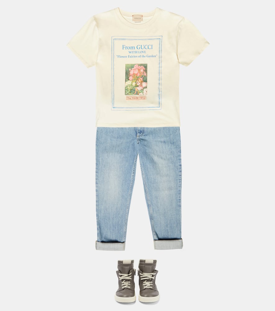 Rick Owens Kids Geobasket high-top sneakers