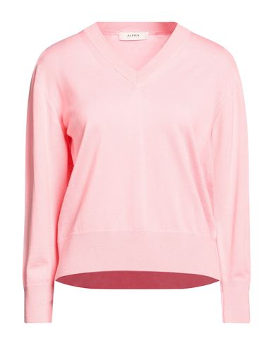 Woman Sweater Pink Size 4 Merino Wool