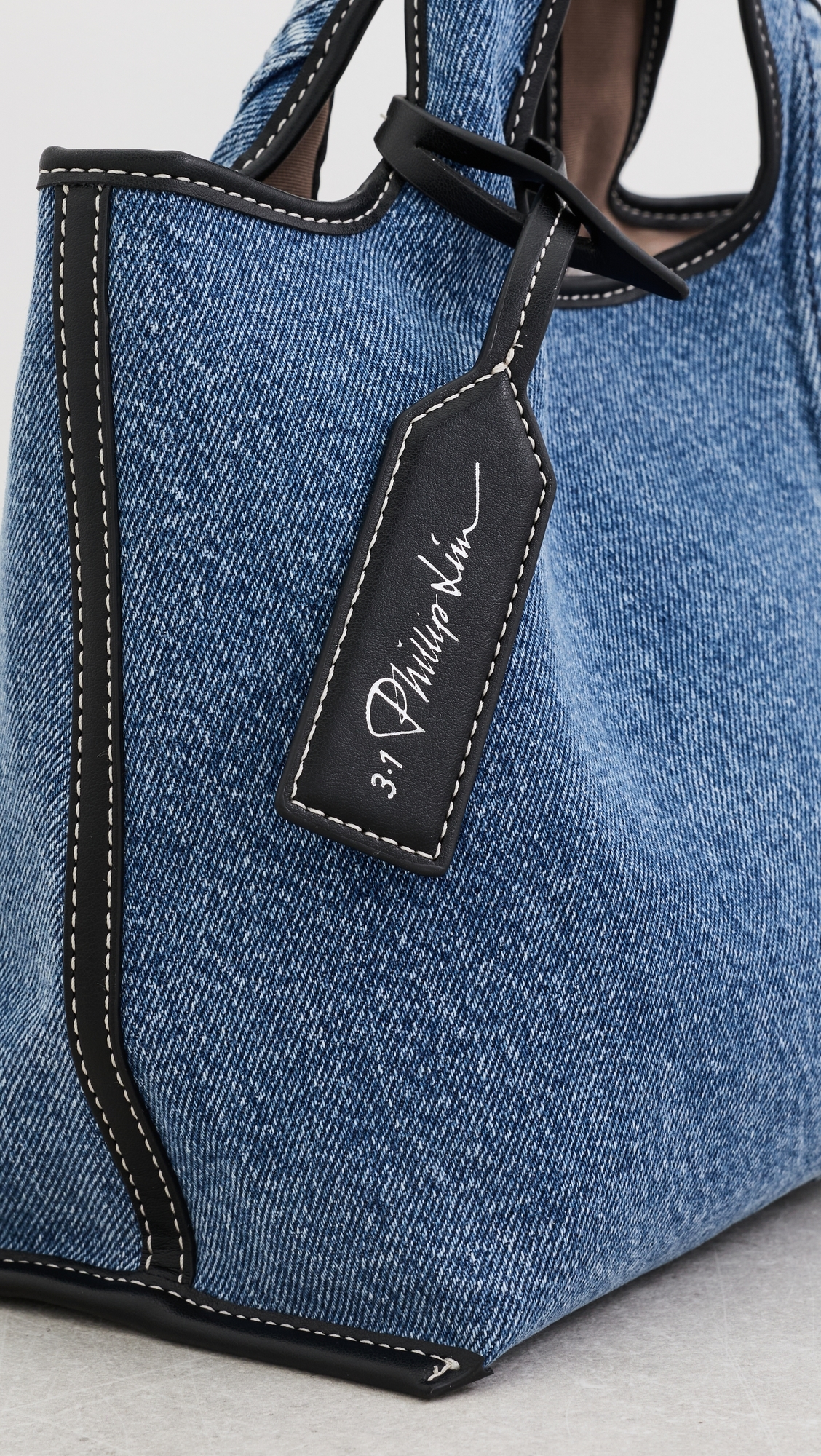 Denim Mini Market Tote Indigo One Size