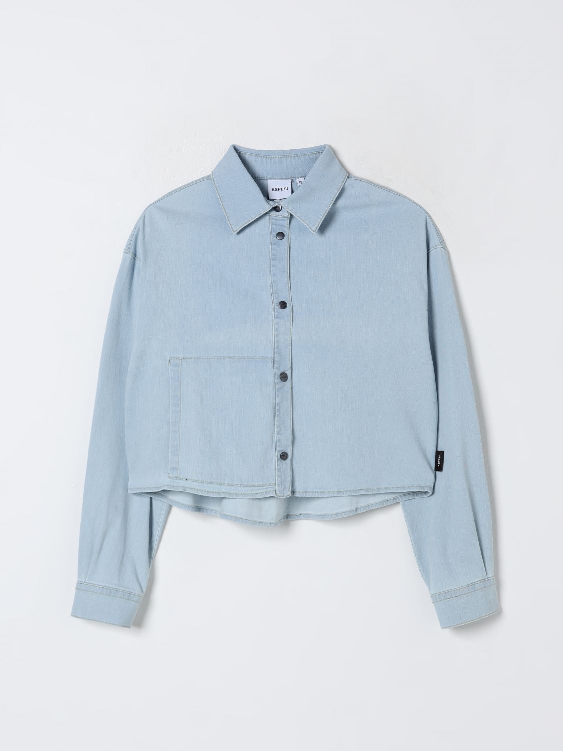 Shirt ASPESI Kids color Gnawed Blue