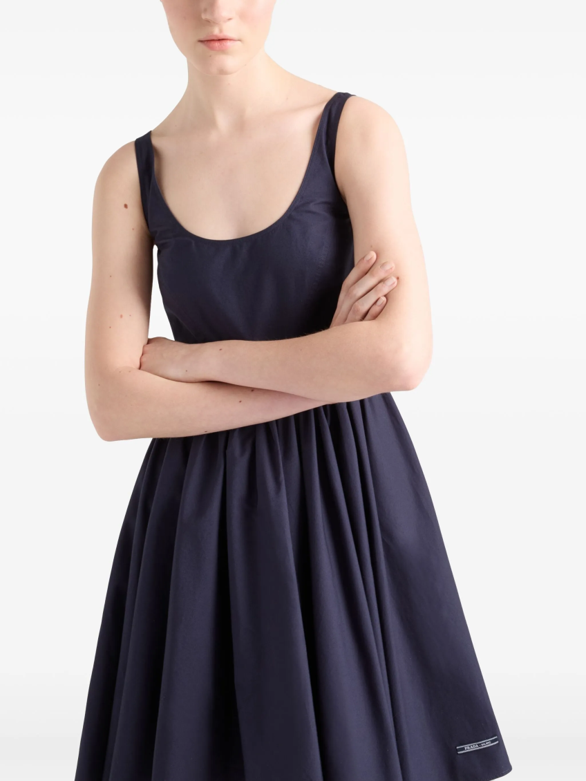 Navy Blue Mini Dress