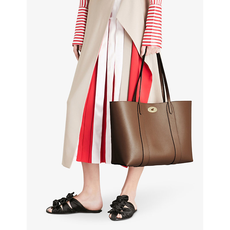 Womens Oak Bayswater Leather Tote bag One Size