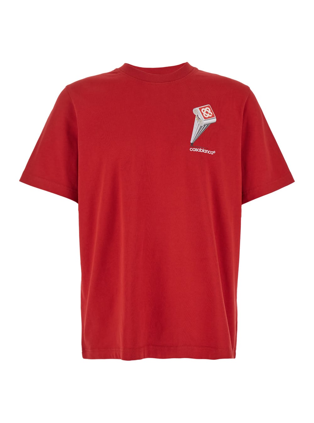 Leaning Column Printed T-shirt