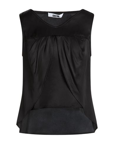 Woman Top Black Size 4 Viscose