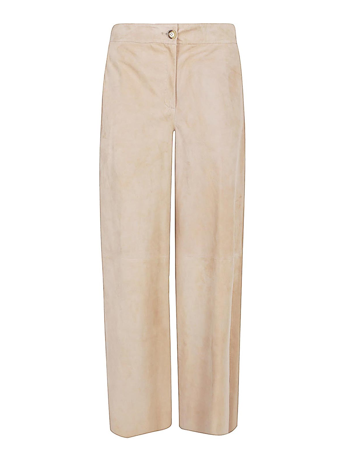 Suede Leather Trousers