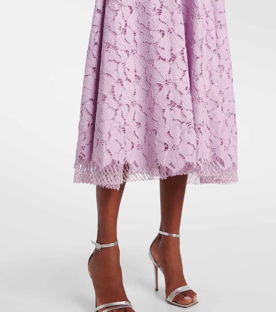 Julia lace midi dress