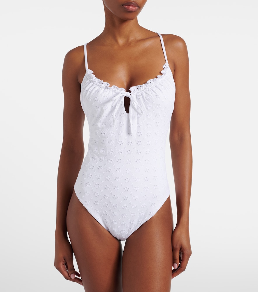 Broderie anglaise swimsuit