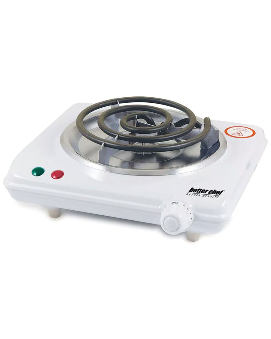 Basic Single Burner With White Enamel Finish