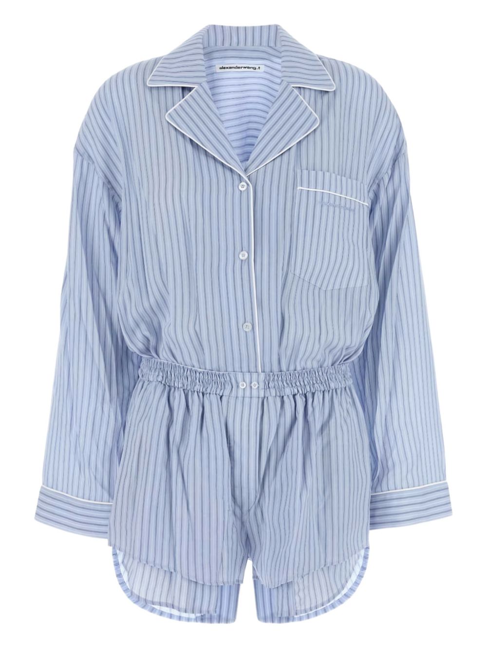Striped jumpsuit - Blue