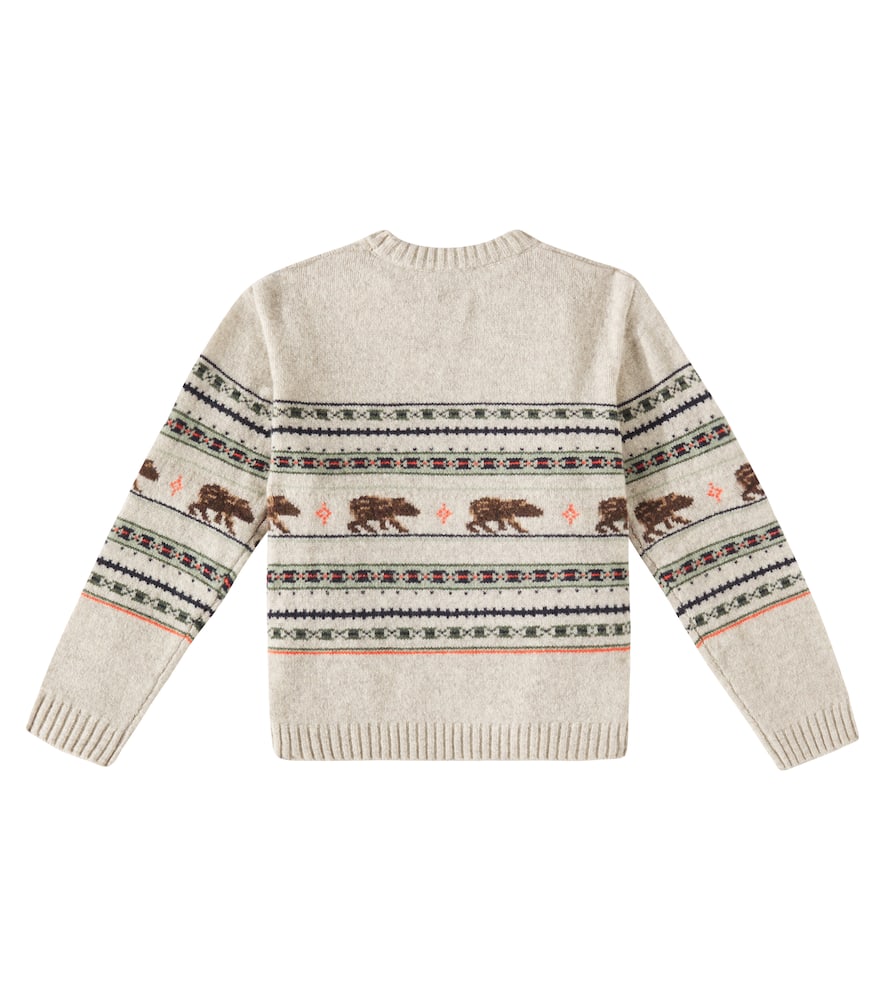 Bonpoint Grande jacquard wool sweater