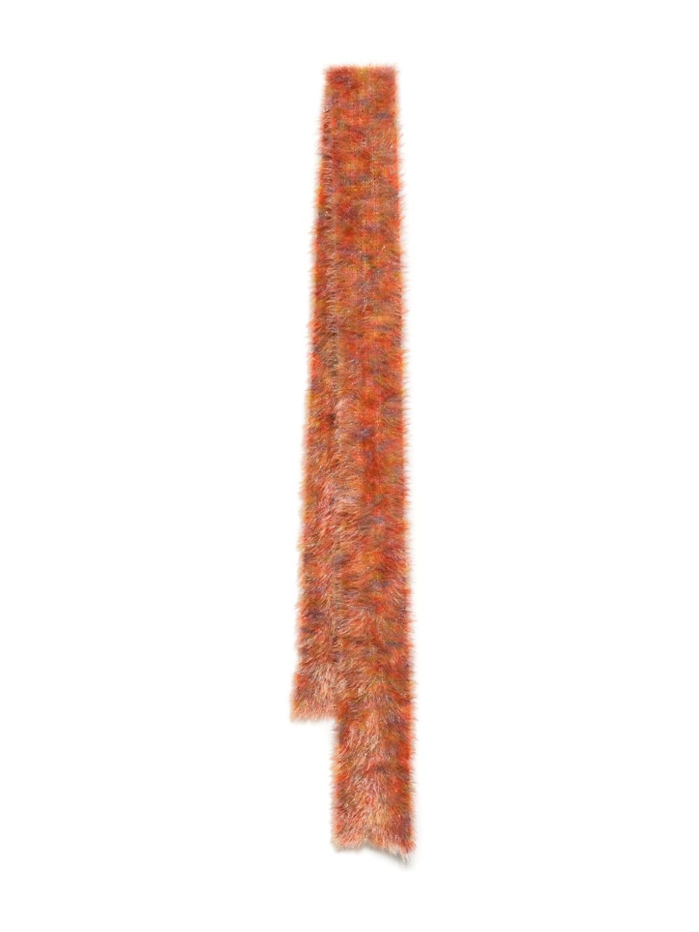 Metallic effect scarf - Orange