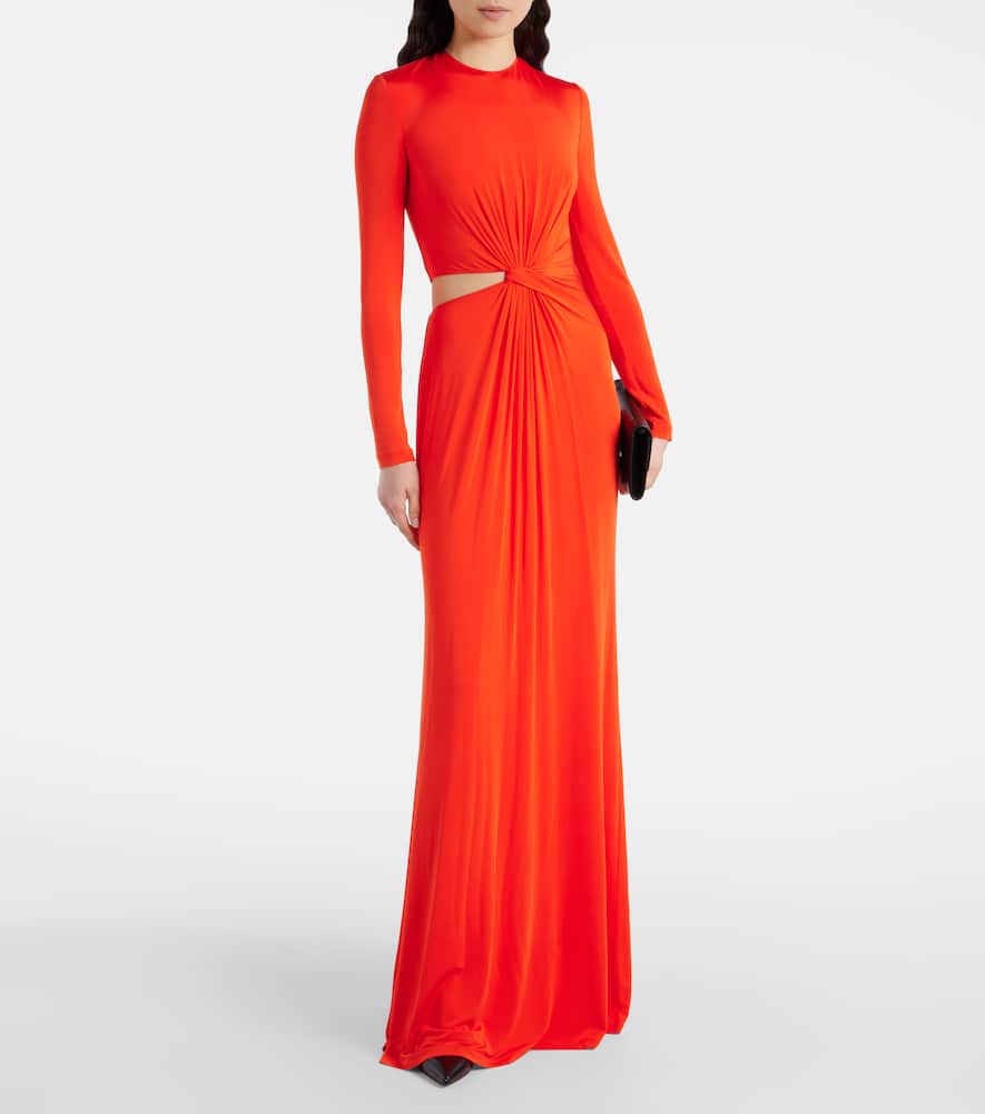 Cutout maxi dress