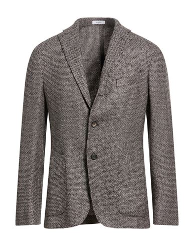 Man Blazer Grey Size 36 Wool, Linen, Nylon