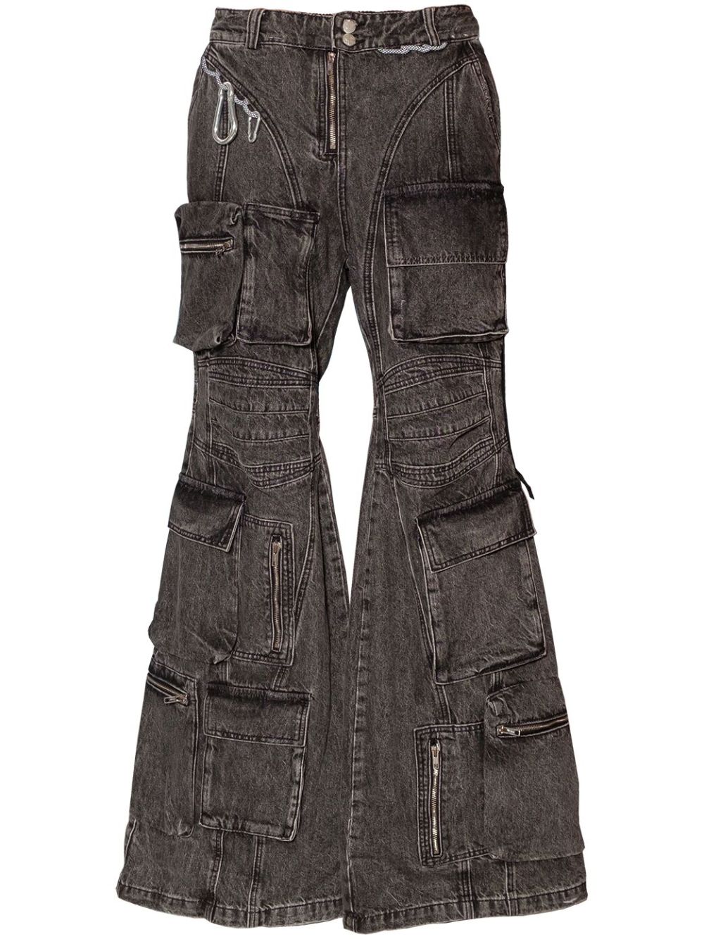 Camping cargo jeans - Grey