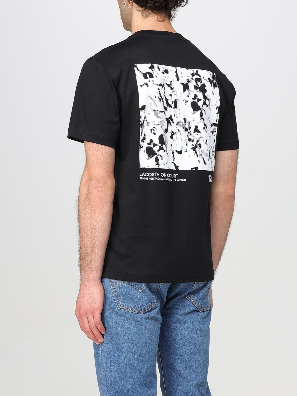 Lacoste graphic-print T-shirt - White