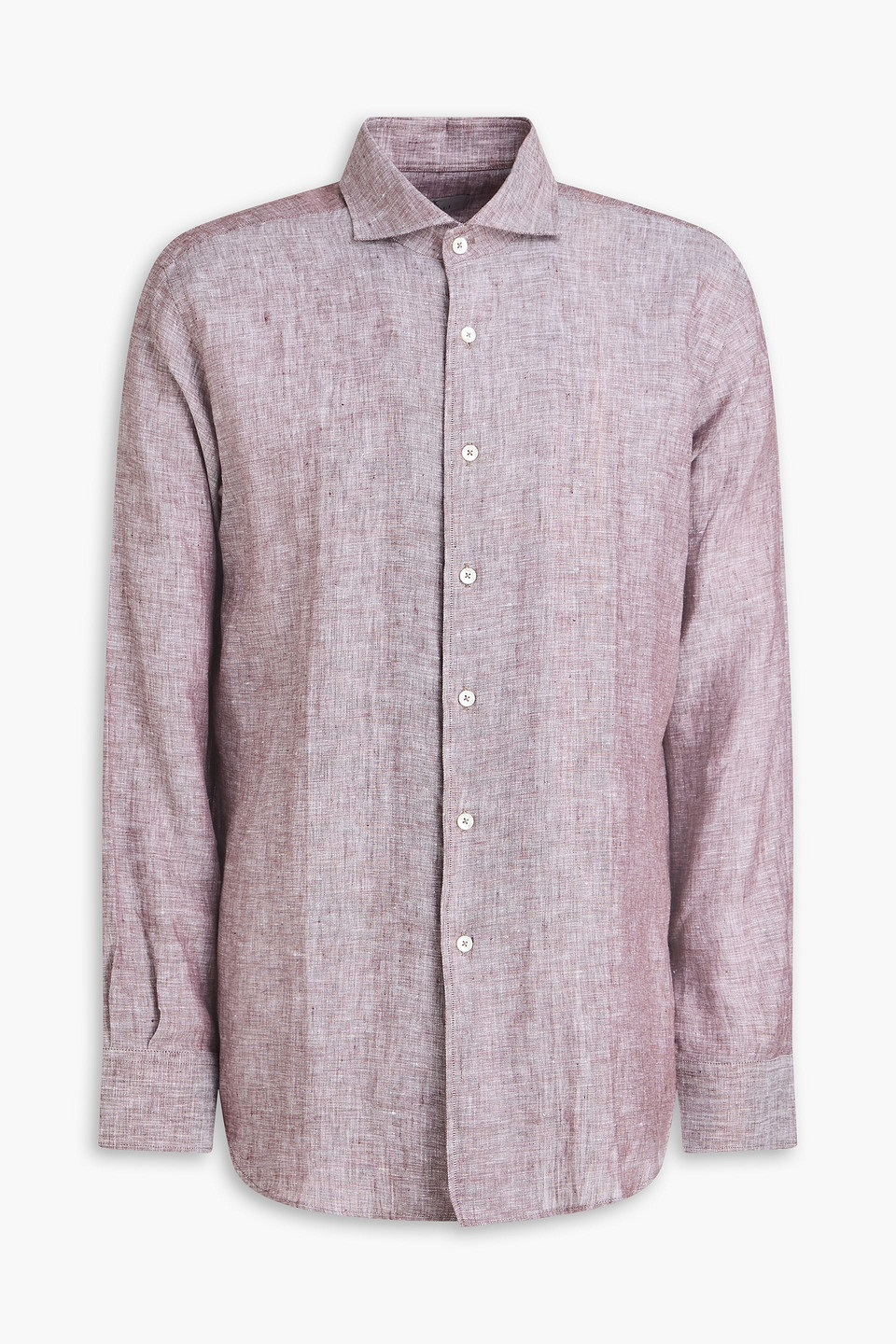 Linen shirt - Brown - XL