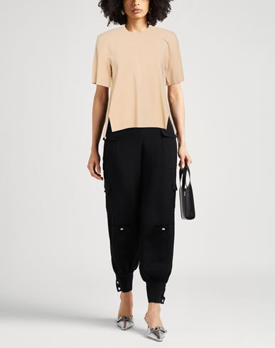 Woman Sweater Sand Size S Viscose, Polyester