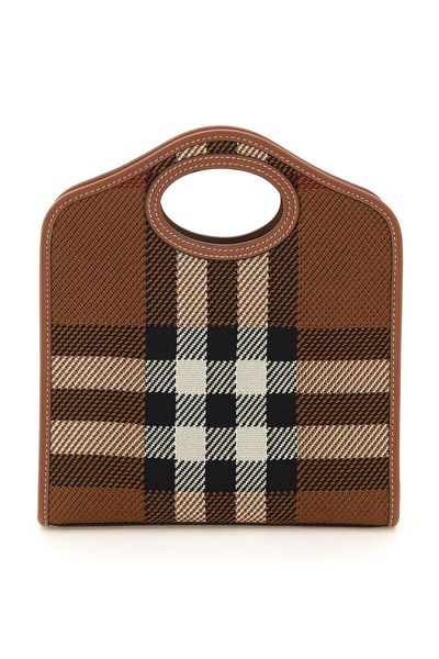 Burberry Check Patterned Shoulder Bag
