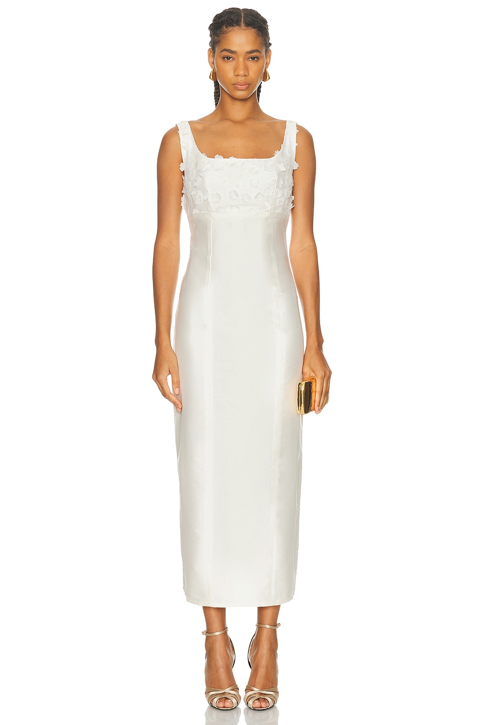 Marlies Grace Allegra Dress in White - White. L also in XS