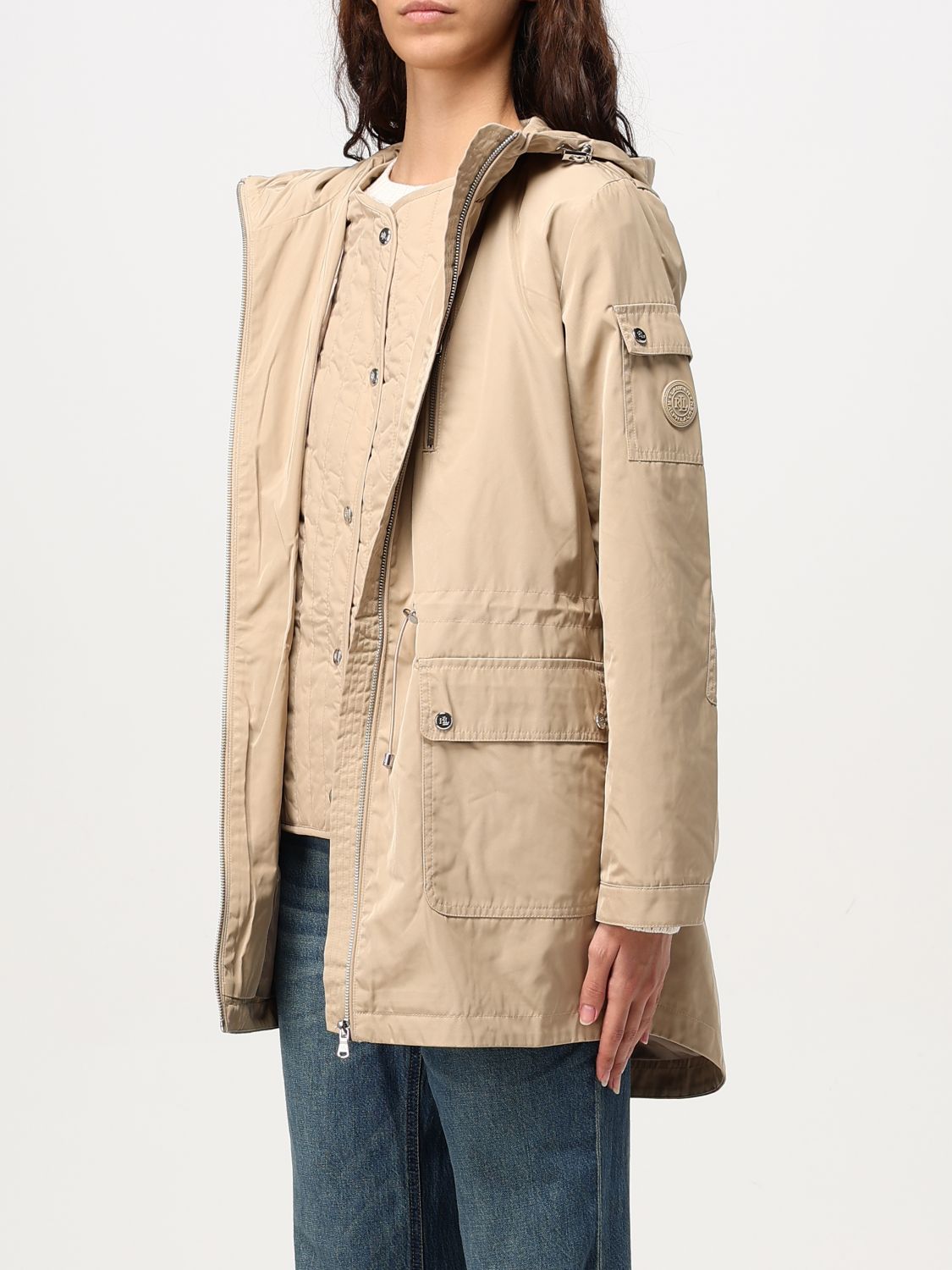 Coat Woman color Leather