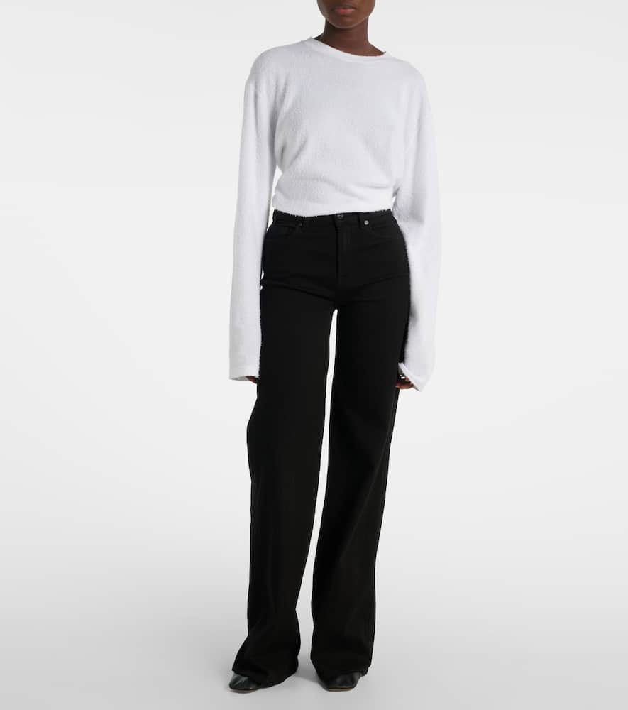 Lotta high-rise wide-leg jeans